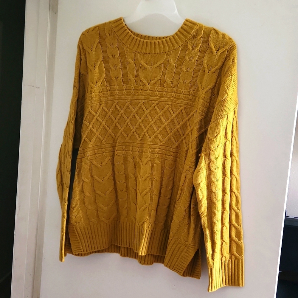 NWT Time and Tru Mixes stitch sweater